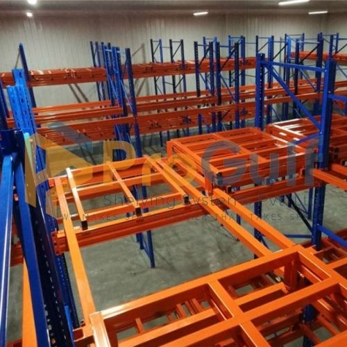 Push Back Rack for Warehouse Storage - Image 2