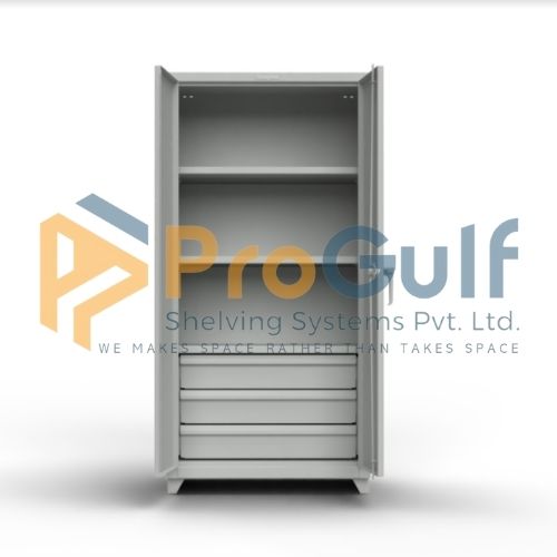 Industrial Cabinet with 3 Drawers - Image 1